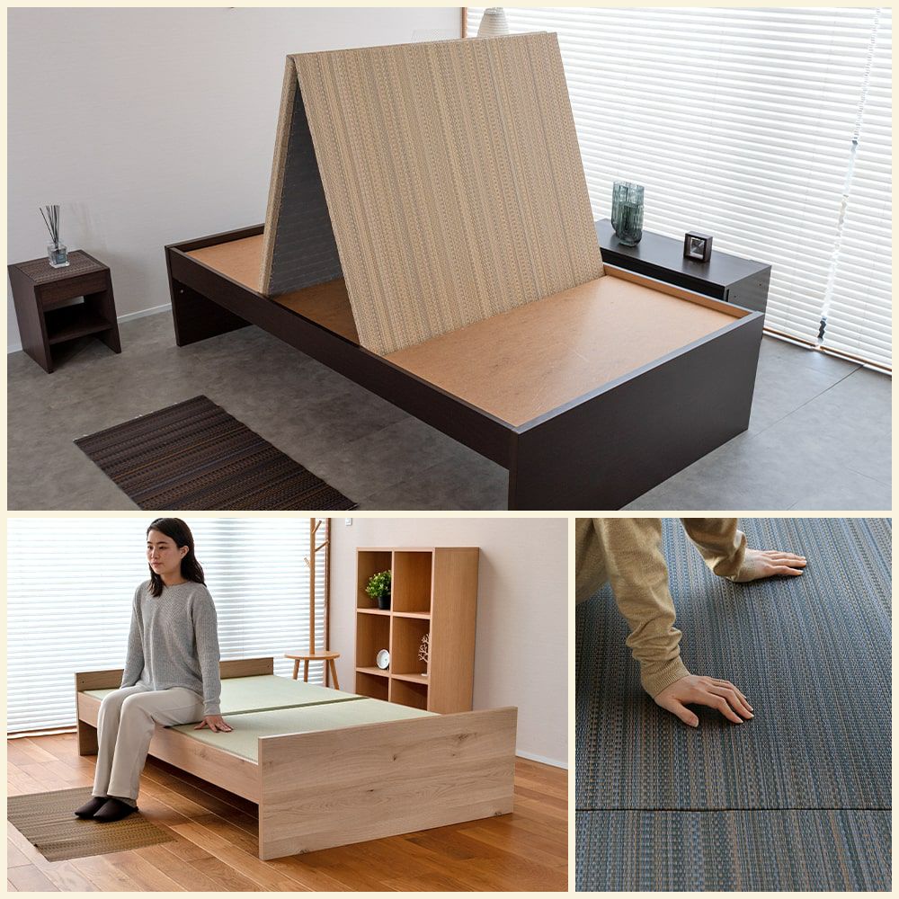 ３段階高さ調整機能付き畳ベッド「パーチェ」の設置イメージ画像