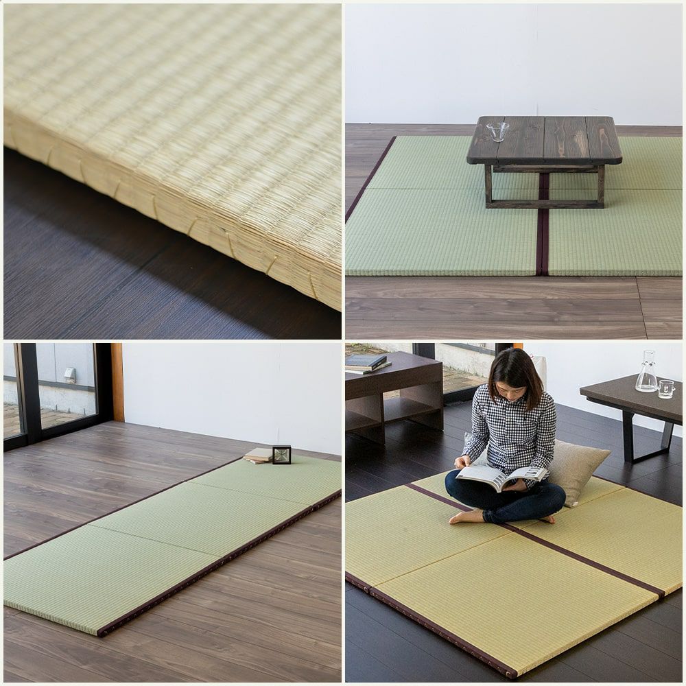 国産い草製の縁付き置き畳・ユニット畳「オルロ エバ」の設置イメージ