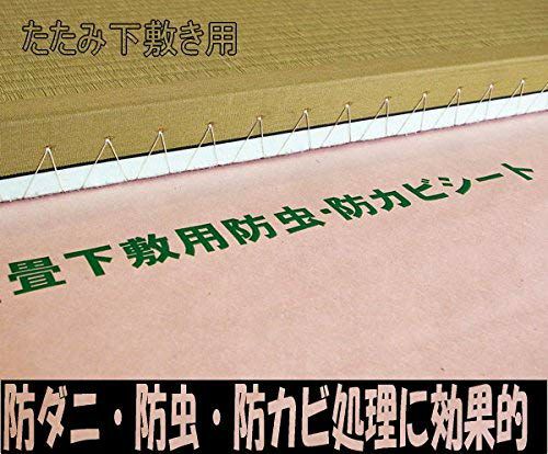 防虫・防ダニ・防カビシート敷き込みイメージ