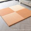 パステルカラーがかわいいカラフルな樹脂製の置き畳「マルモ」82cm角のオレンジカラーバリエーション画像