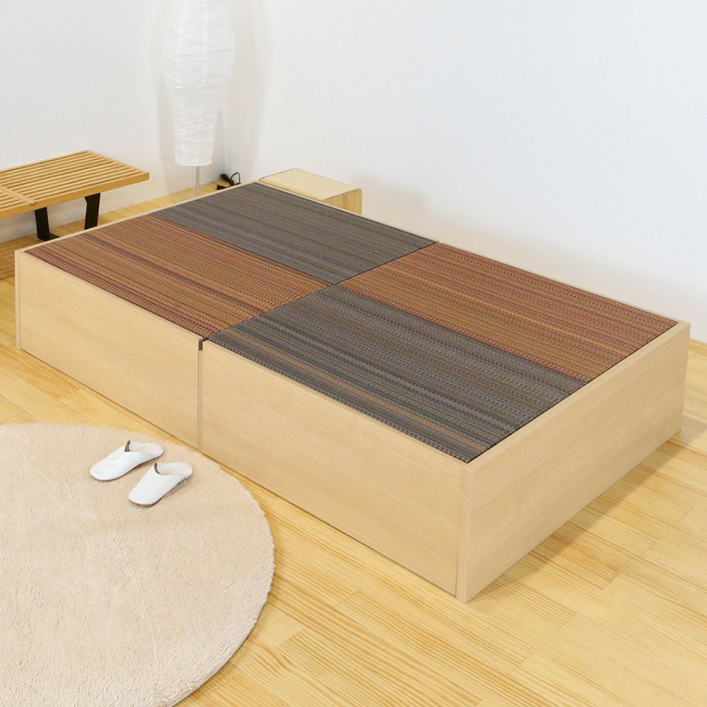 ４分割畳タイプの収納付き畳ベッド「フォルティナ」設置イメージ