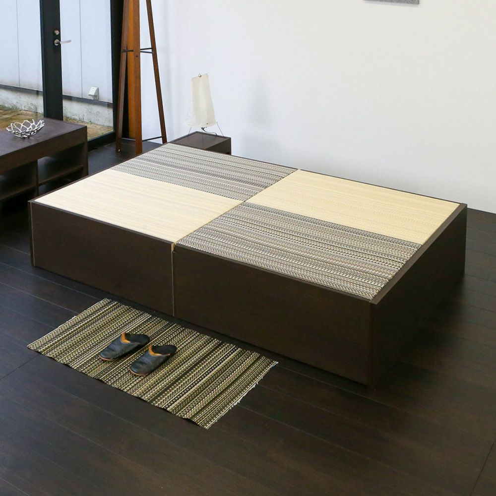 ４分割畳タイプの収納付き畳ベッド「フォルティナ」設置イメージ