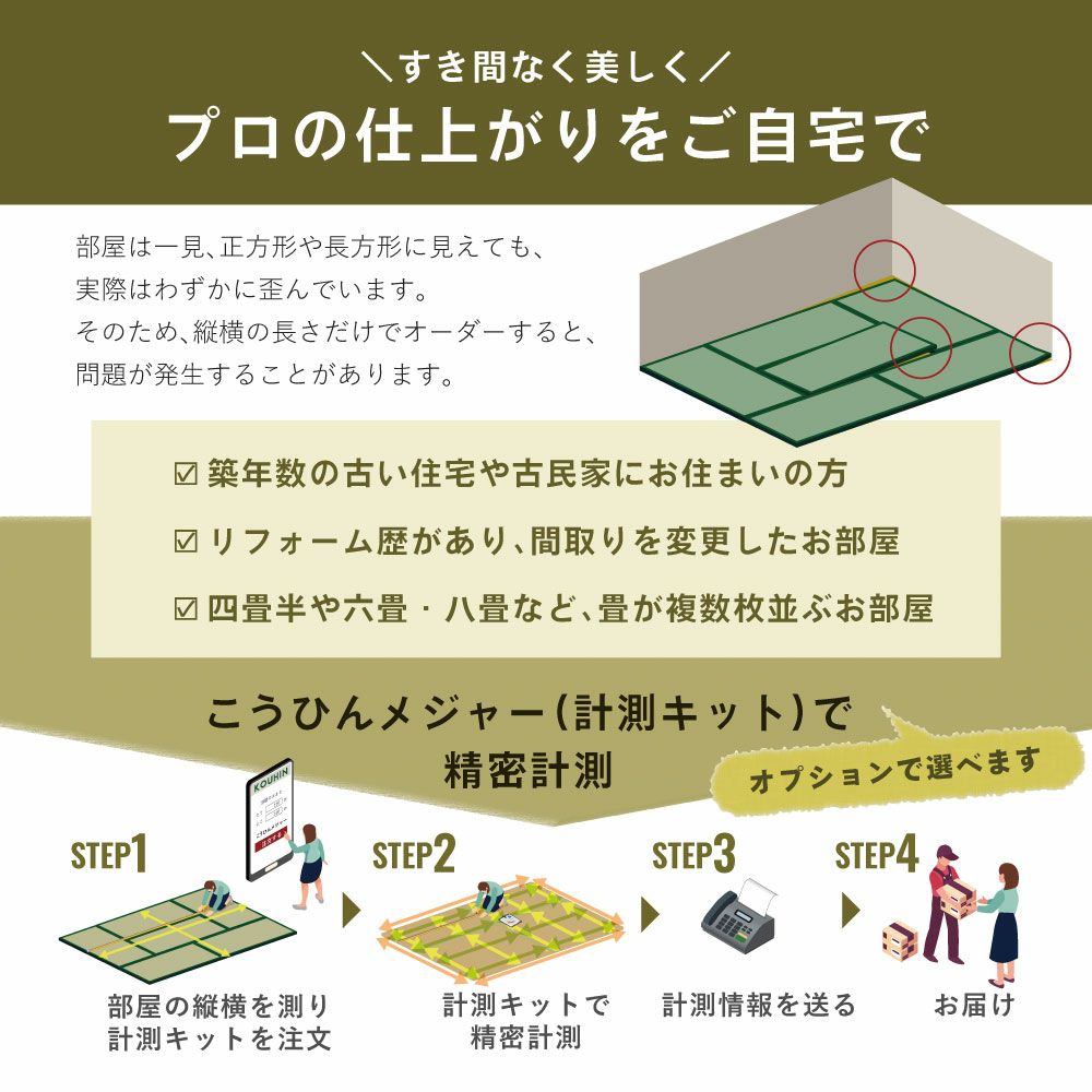 琉球畳 6帖 サイズオーダー｜工場直販の畳通販専門店 たたみのこうひん