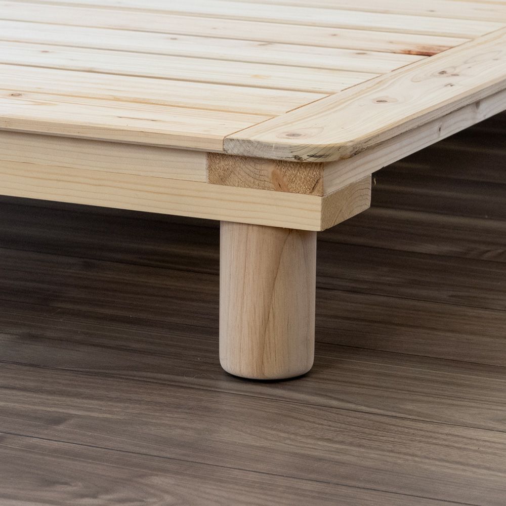 ひのきすのこベッド マレ旧タイプの脚イメージ