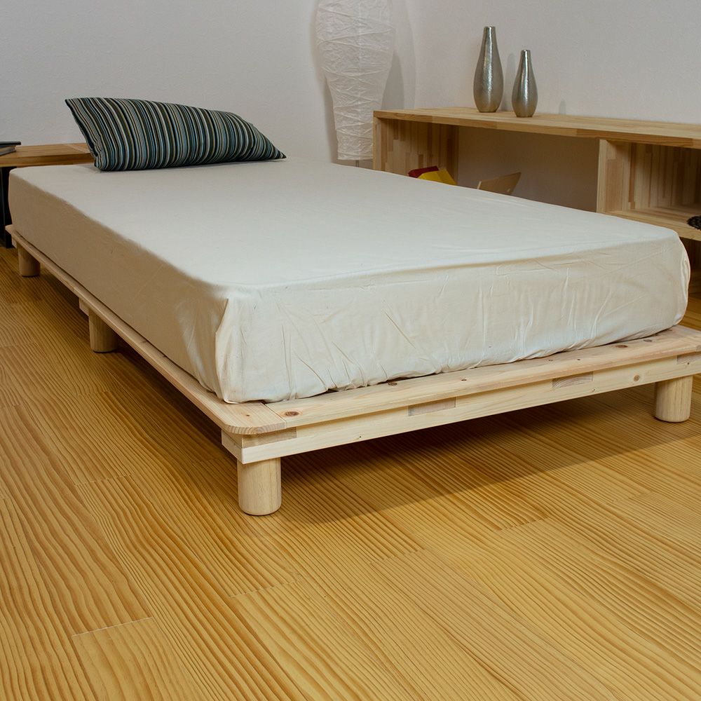 ひのきすのこベッド マレ旧タイプマットレス使用の脚イメージ