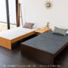 シンプルなスタンダードタイプの畳ベッド「ウーラ」の設置イメージ画像
