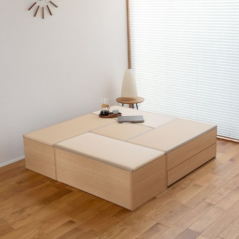 畳ベンチ 「プルーナ 50x50 BOX収納タイプ」 1台|たたみのこうひん 畳ベンチ 「プルーナ 50x50 BOX収納タイプ」 1台|たたみのこうひん