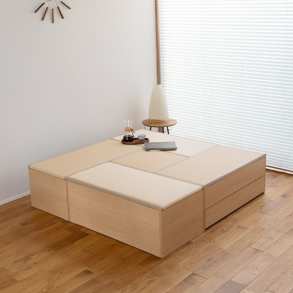 プルーナとBOX収納付き畳ベンチプルーナ50×50の組み合わせ例