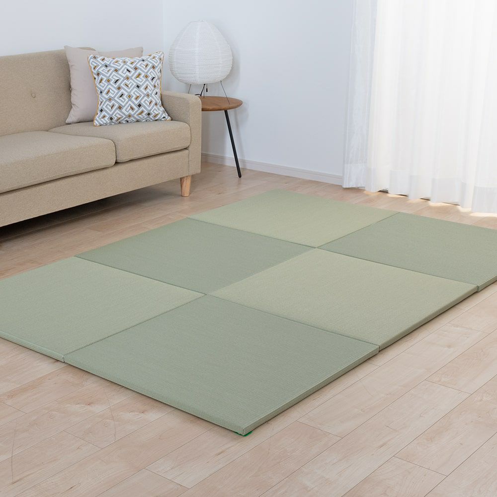 琉球畳ホンカイのグリーンの敷き込みイメージ画像